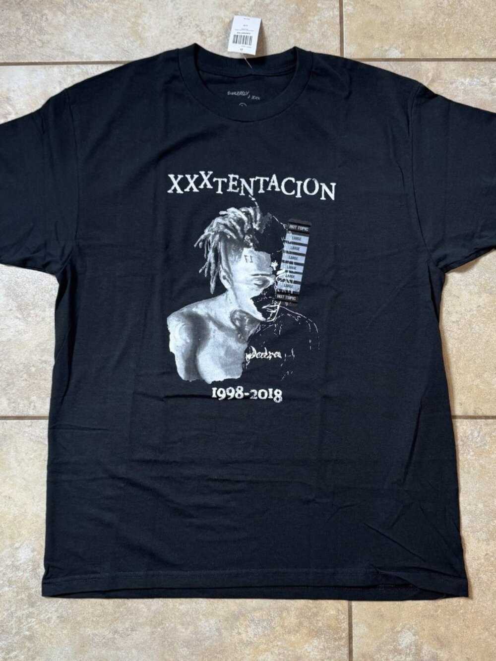 XXXTentacion Tribute Portrait T-Shirt Size LARGE New With Tags